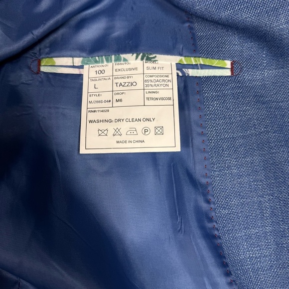 Tazzio Men’s fashion Sport Coat - Picture 6 of 6